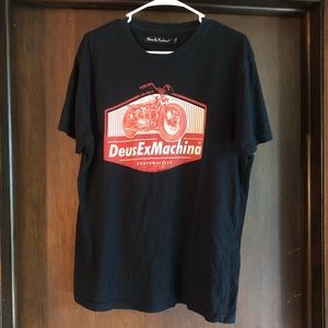 Dark Navy Blue Deus Ex Machina Men’s Shirt LG